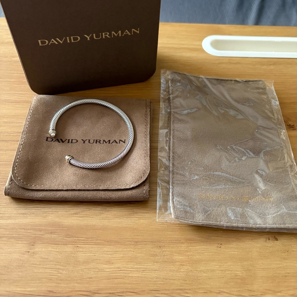 David Yurman Silver Cable Bracelet